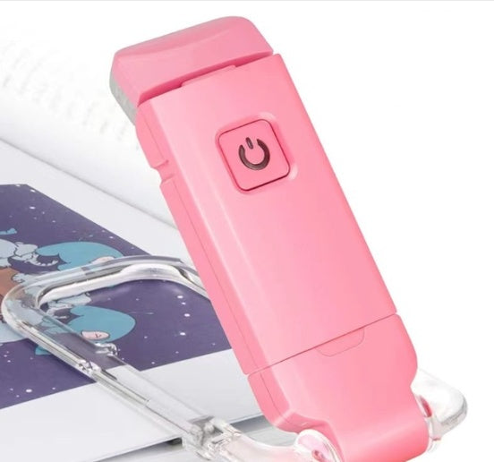 Portable Book Reading Clip Light - USB Rechargeable