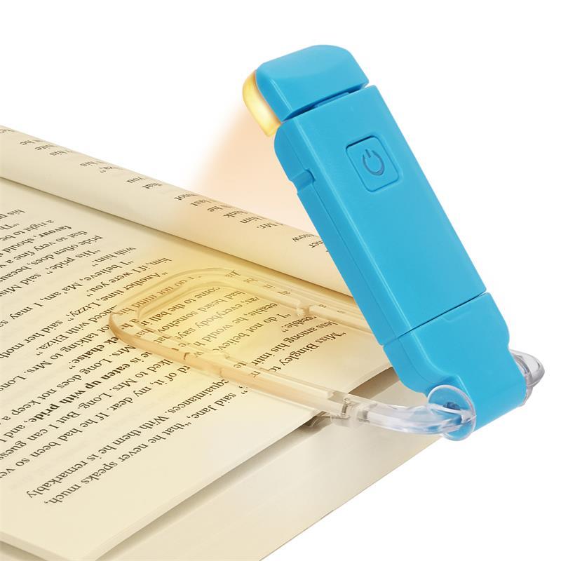 Portable Book Reading Clip Light - USB Rechargeable